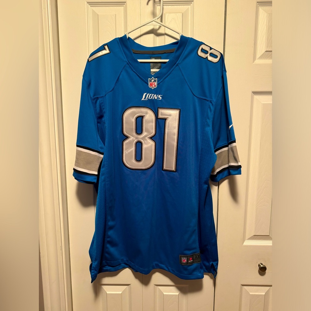 Genuine Nike “Calvin Johnson” Lions Jersey.